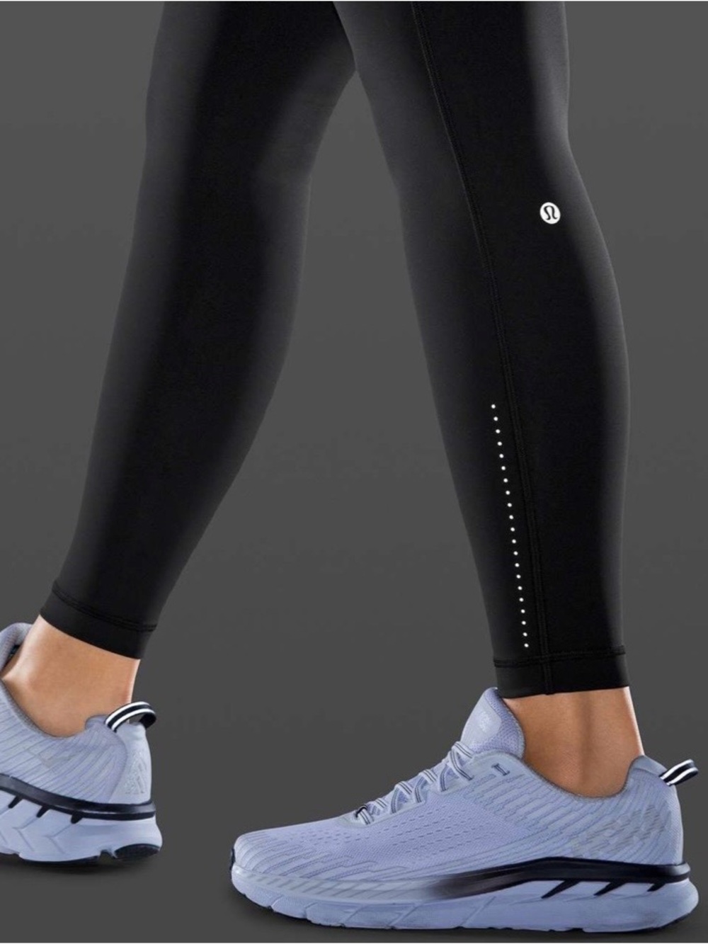 Lululemon Size 8 Swift Speed High-Rise Tight 28" Leggings Reflective Dots Black